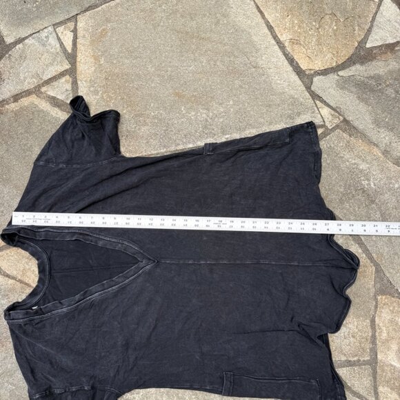 Free People Movement Hot Shot Tee Romper XS Washed Black - Picture 10 of 13